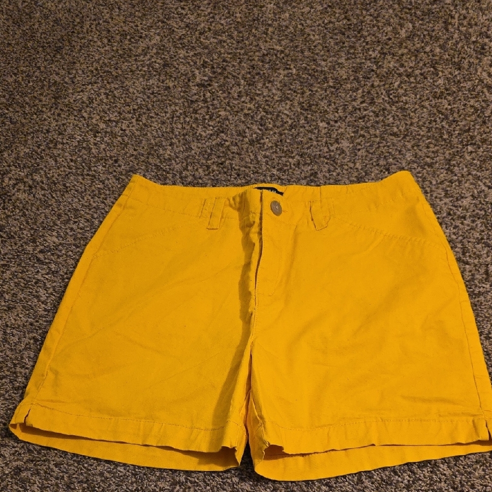 Lee Yellow Classic Cotton Shorts